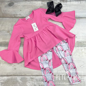 Pete & Lucy Lucky Lady Bugs 2 Piece Pant Set