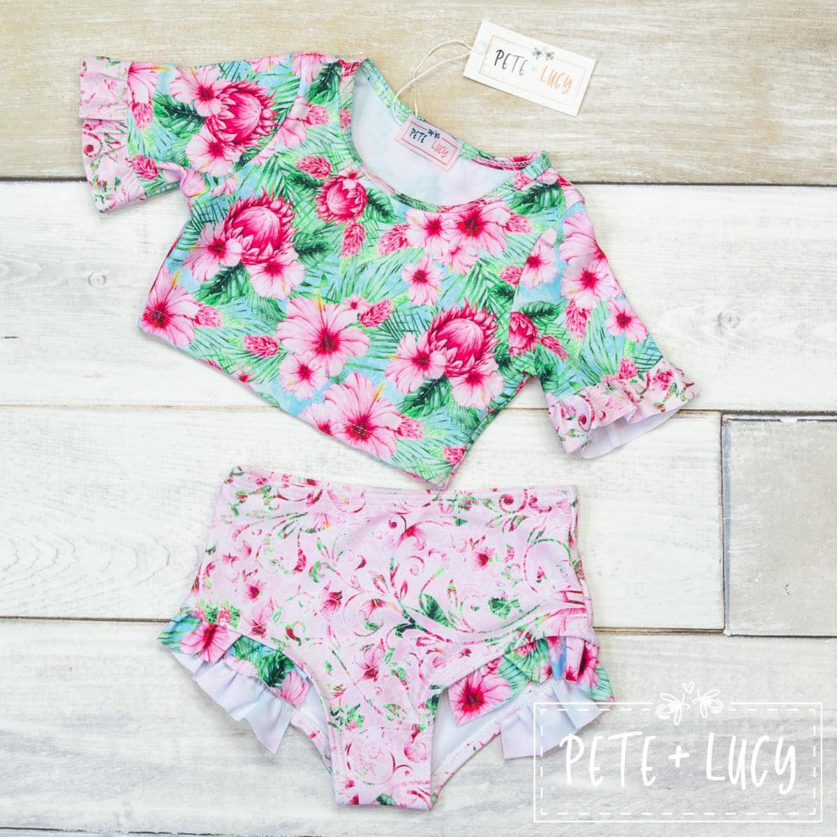 Pete & Lucy Swim 2022 Vintage Floral 2 Piece