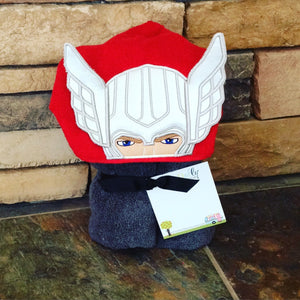Thor Inspired Hooded Towel, Kids Large Hooded Towel, Baby Large Hooded Towel