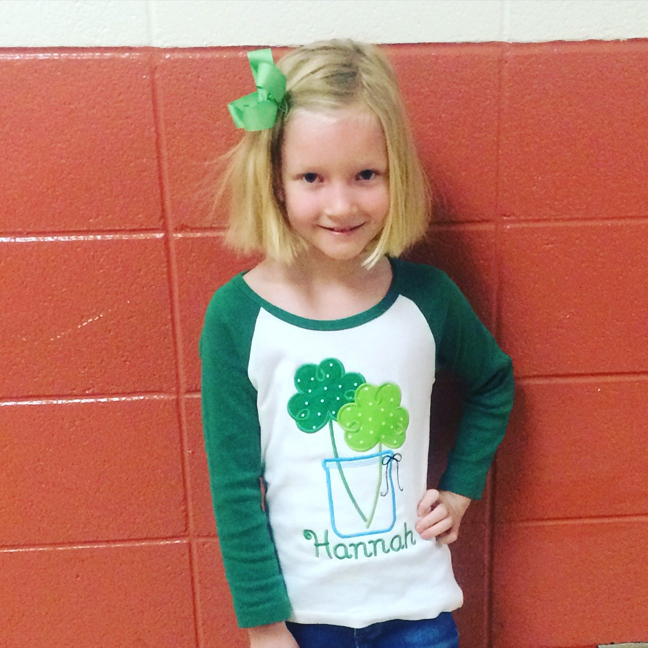 Shamrock Mason Jar Appliqué Tee