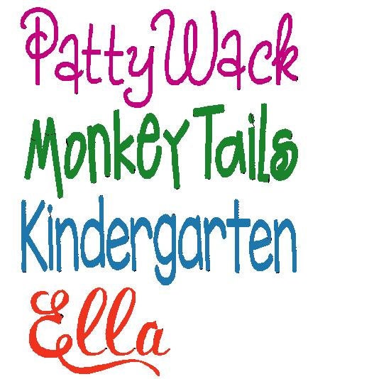 Personalized Bunny, Giraffe, Unicorn and Elephant Baby Lovies