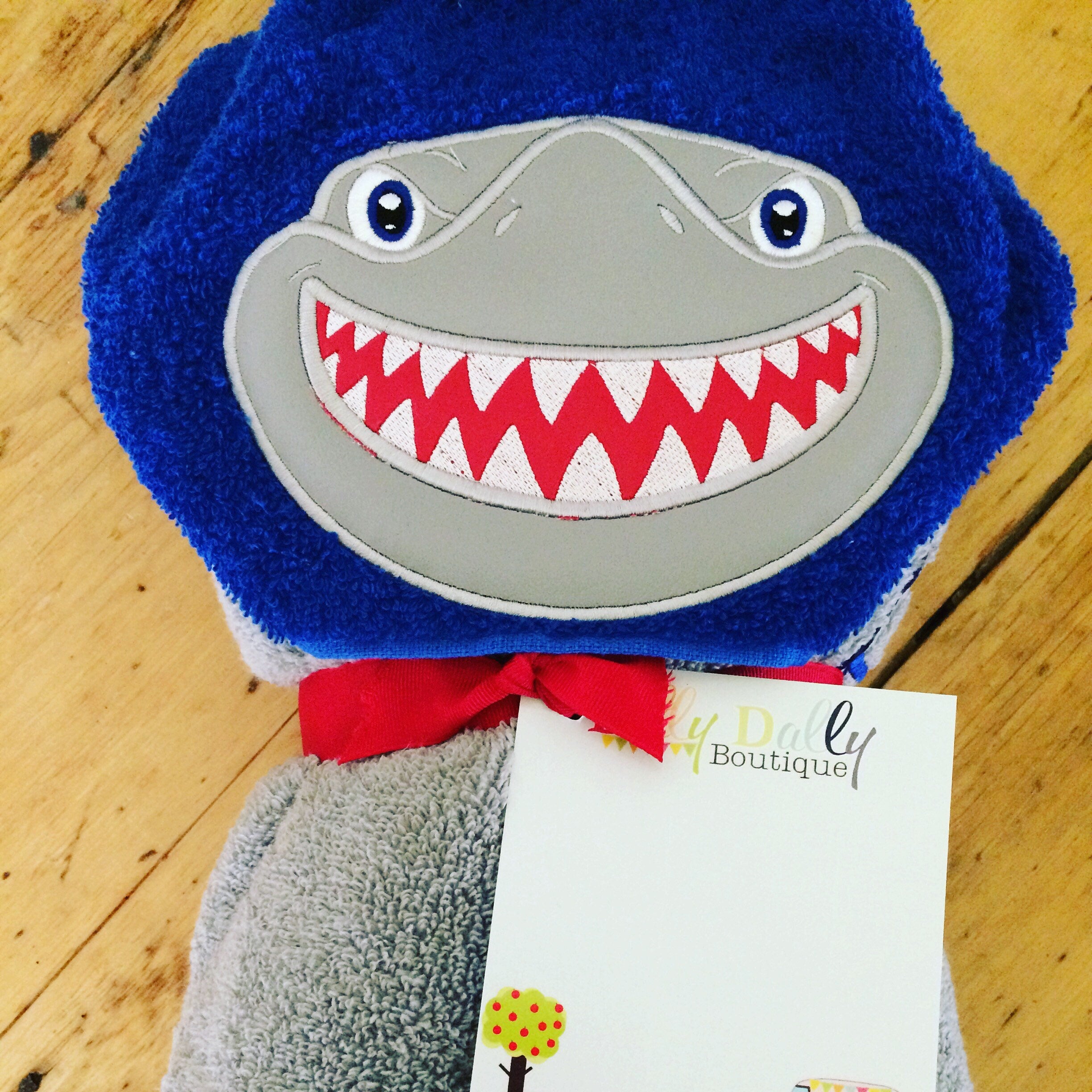 Shark Hooded Towel, Kids Large Hooded Towel, Baby Large Hooded Towel