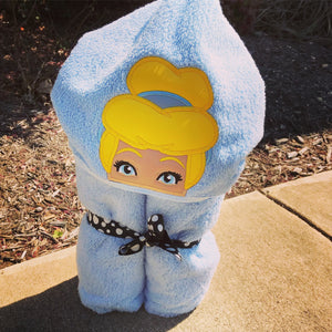 Cinderella Inspired Hooded Towel