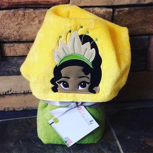 Tiana Inspired Hooded Towel