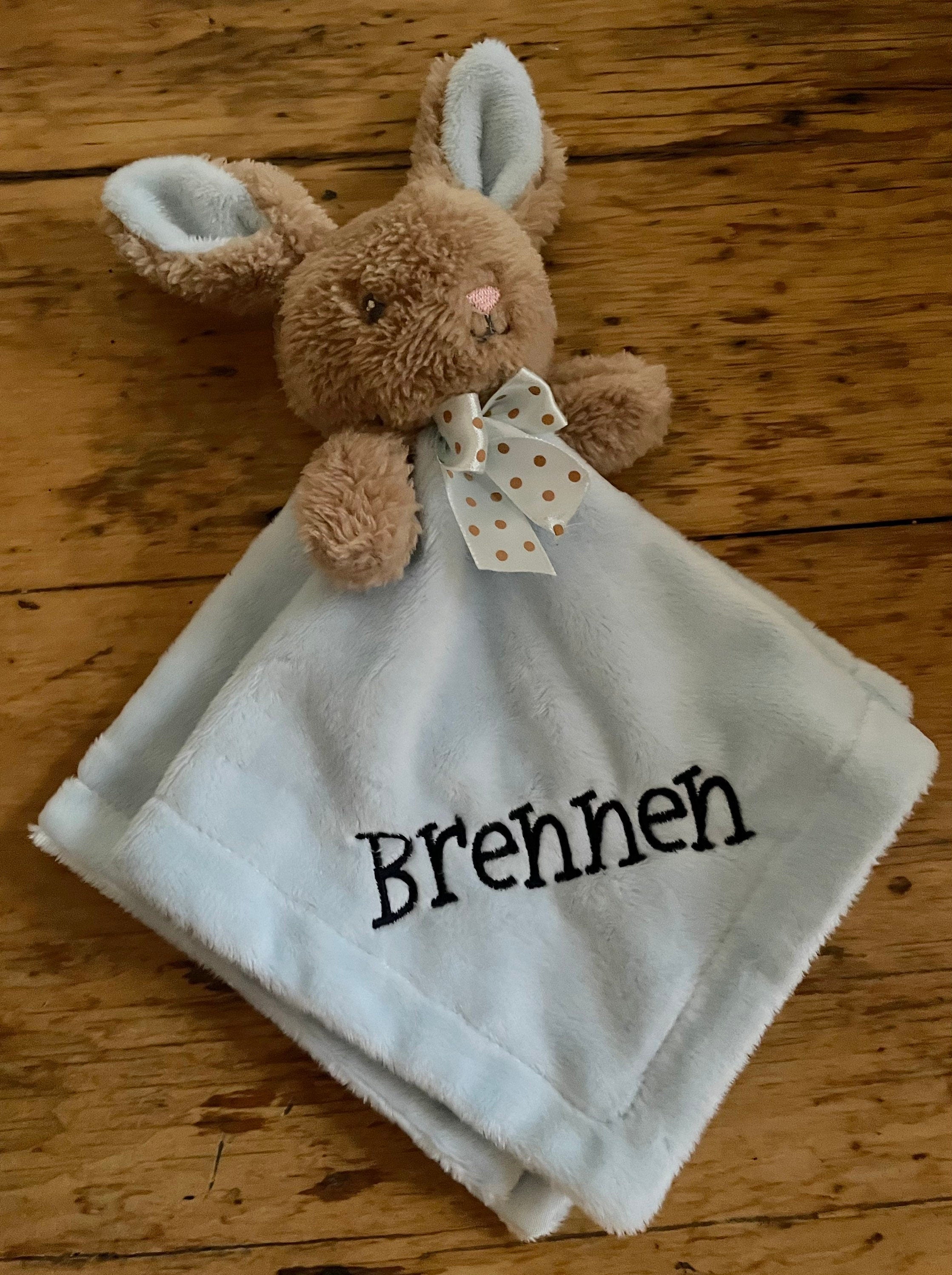 Personalized Monogrammed Bunny Baby Lovie