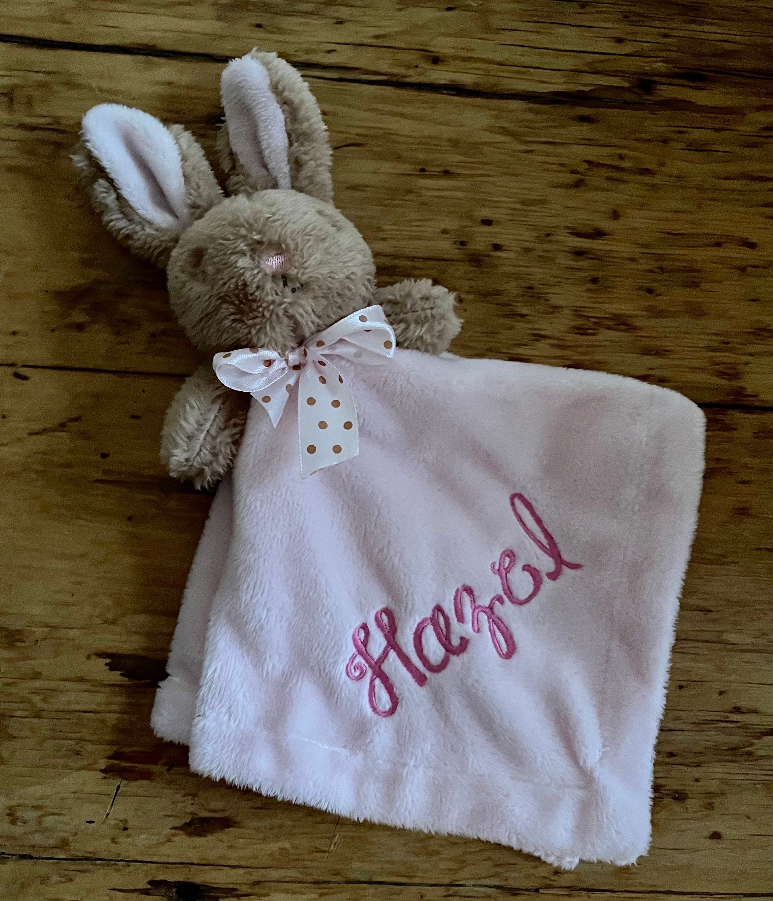Personalized Monogrammed Bunny Baby Lovie