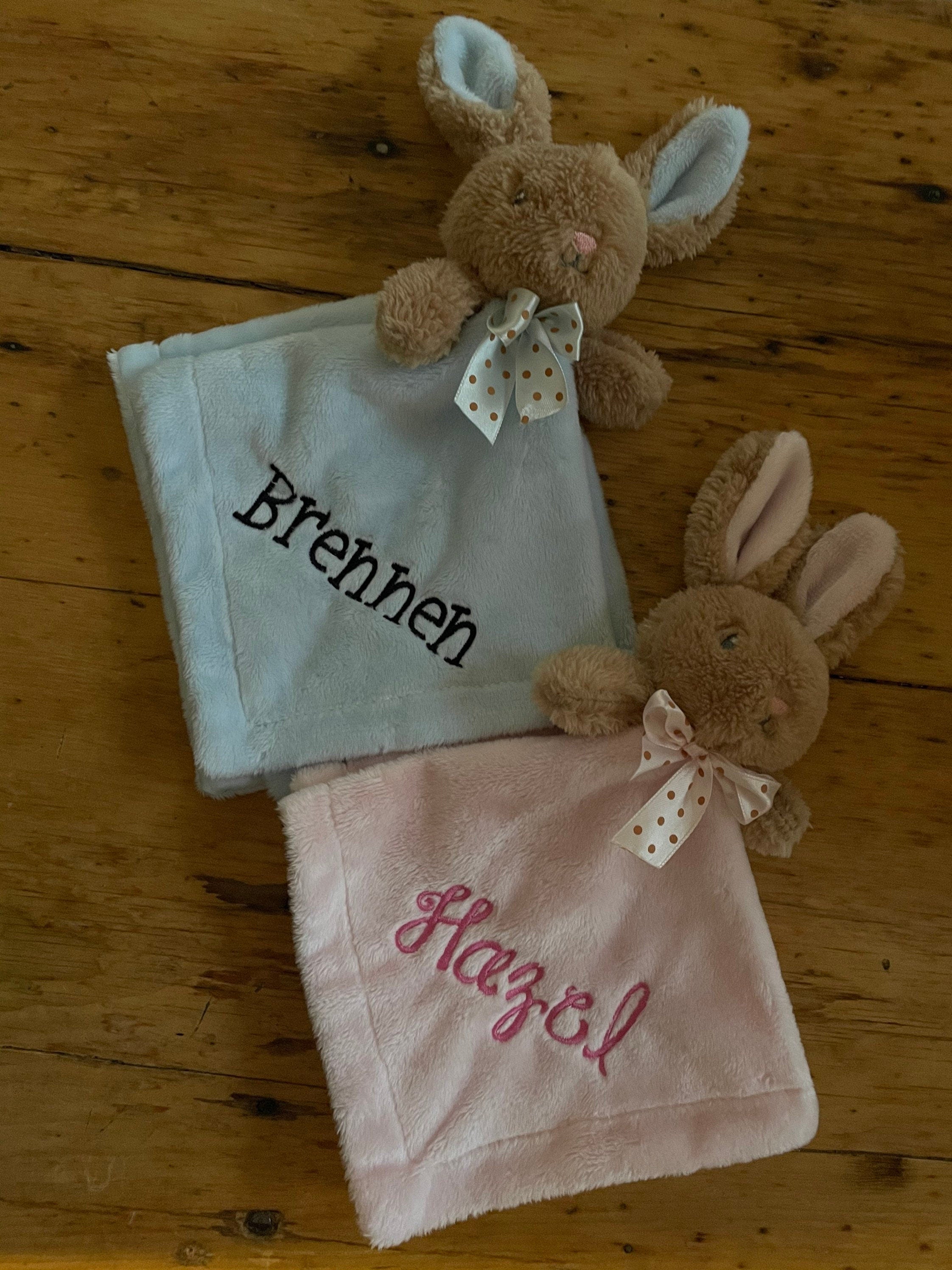 Personalized Monogrammed Bunny Baby Lovie