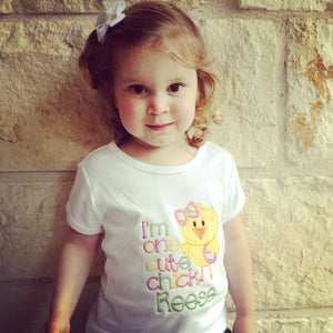 Cute Chick Easter Tshirt Easter Chick Tee